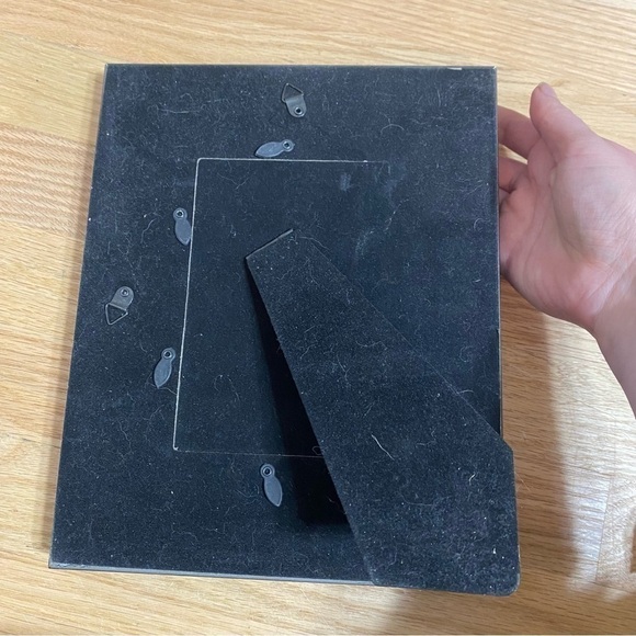 Silver Brown Wooded Picture Frame 4x6 Home Decor - Picture 3 of 5